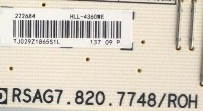 KIT DE TARJETAS PARA TV HISENSE / MAIN 232510 / RSAG7.820.8252/ROH / FUENTE 222684 / RSAG7.820.7748/ROH / T-CON 55.43T10.C02 / 55T32-COF CTRL BD / PANEL HD426K3U51-T1\S0\GM\ROH / MODELO 43R6E - Imagen 2